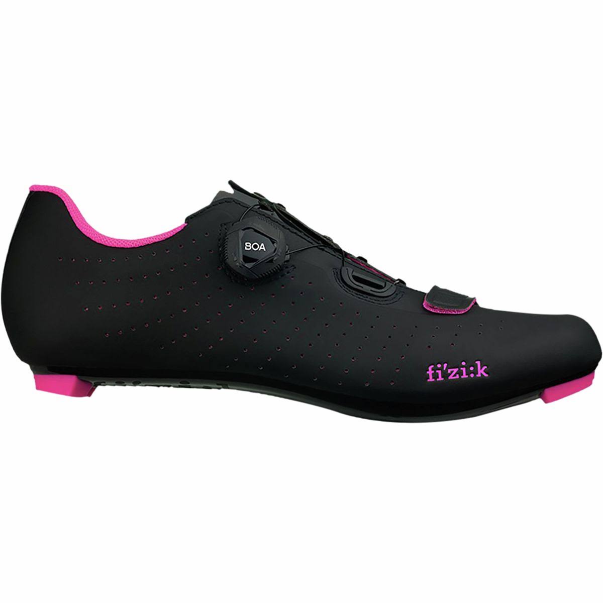 Black/Pink Fluo Road Cycling Shoes D46667