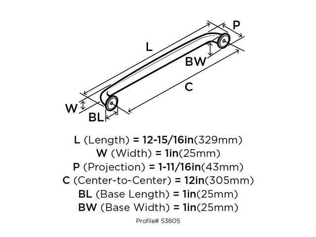 Oil-Rubbed Bronze Appliance Pull E214