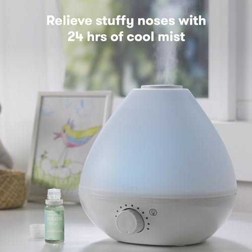 3-in-1 Cool Mist Humidifier with Diffuser and Nightlight R238