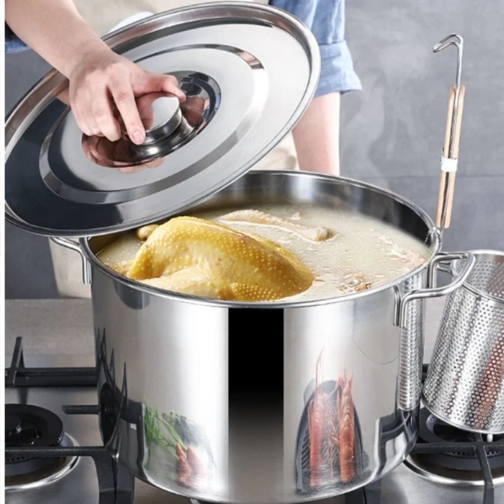 10L Stockpot with Lid Cookware V54267