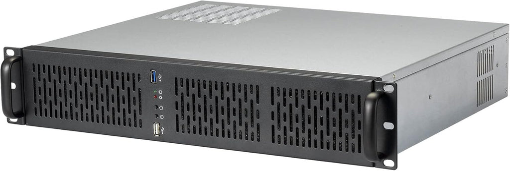 2U Rackmount Server Case 4 Bay 3.5 HDD Metal Q696966