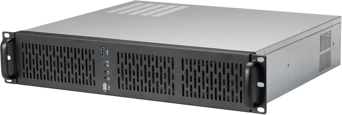 2U Rackmount Server Case 4 Bay 3.5 HDD Metal Q696966