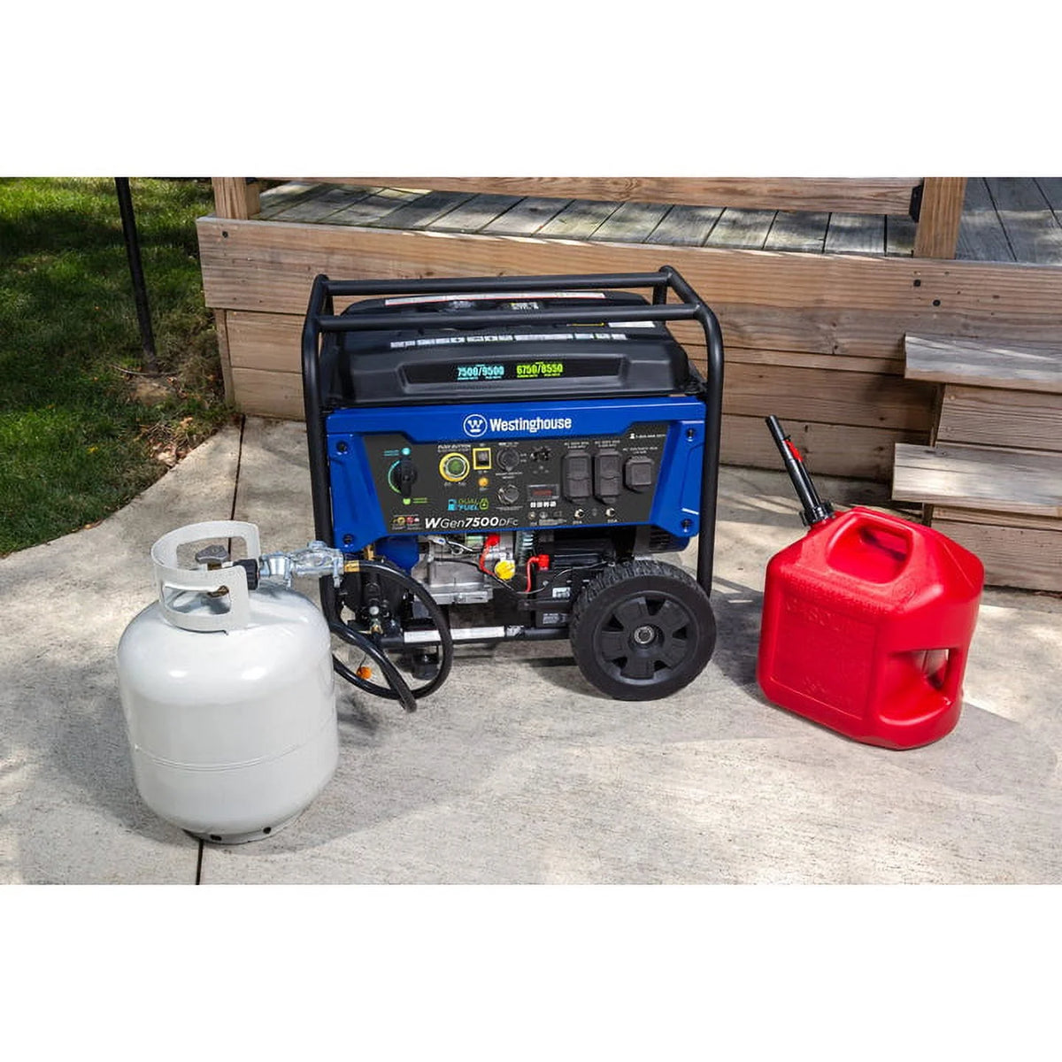9500 Peak Watt Dual Fuel Portable Generator T176