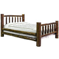 California King Bed with Laser Engraved Moose L40397