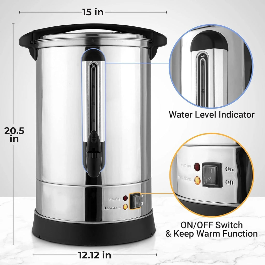 100 Cup Commercial Coffee Urn & Hot Beverage Dispenser U4168