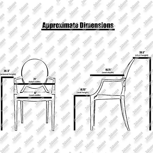 Set of 2 Smoke Arm Chair N972