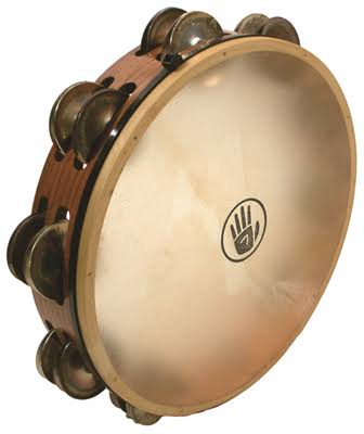 Phosphor Bronze Double Row Tambourine with Calf Head G77778