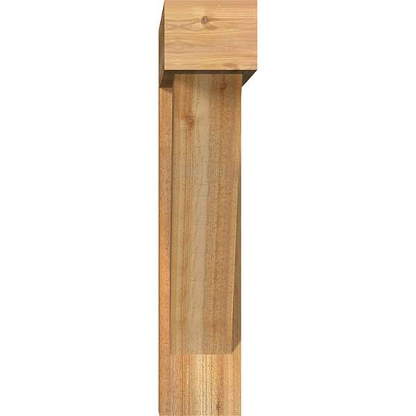 Traditional Block Rough Sawn Bracket with Offset Brace X980