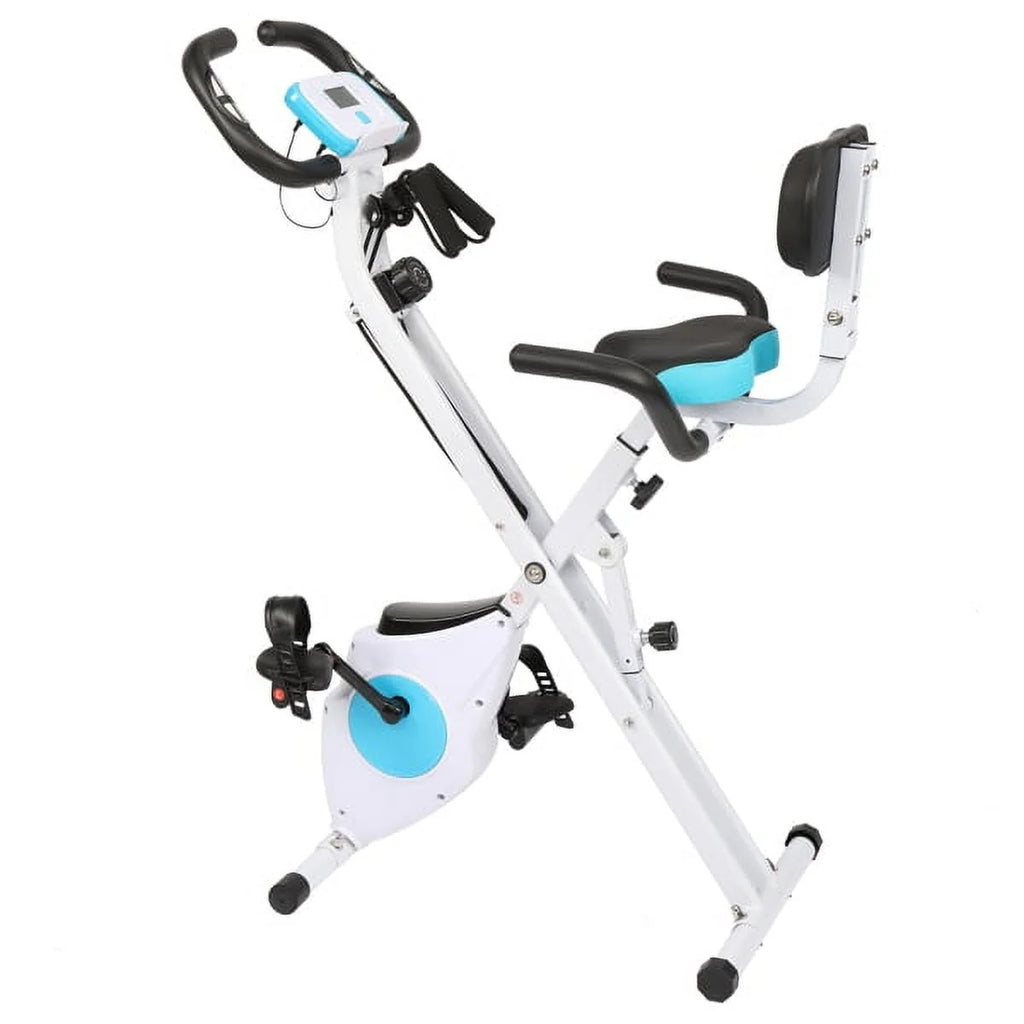 White Folding Exercise Bike E444