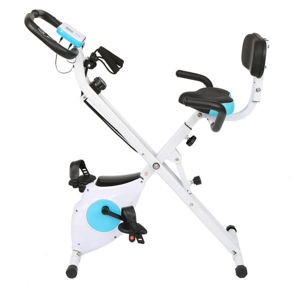White Folding Exercise Bike E444
