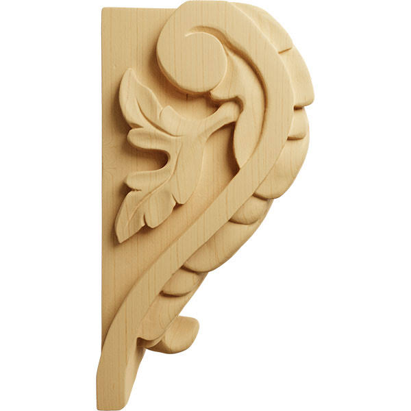 Alder Extra Large Acanthus Leaf Block Corbel L1766