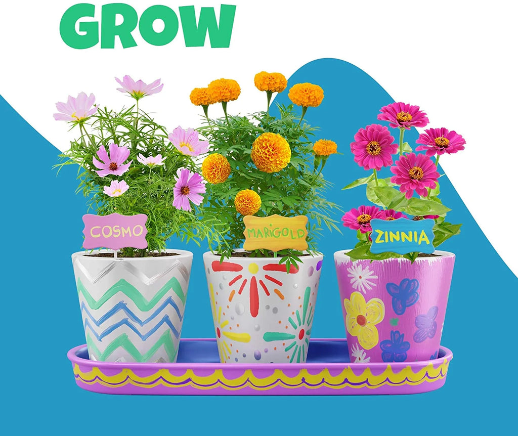 Paint & Plant Stoneware Flower Growing Kit S5102