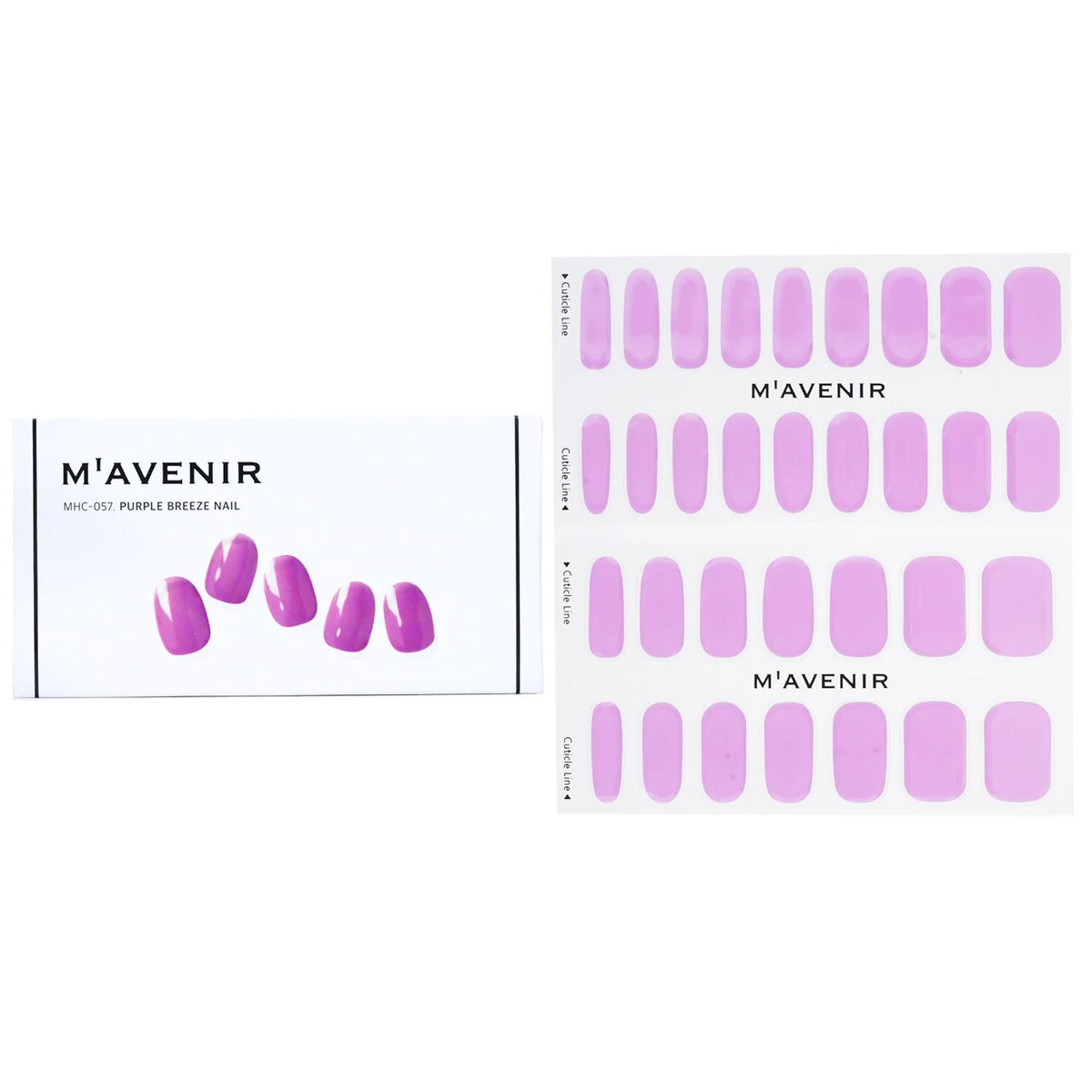 Purple Nail Sticker 32pcs R231274