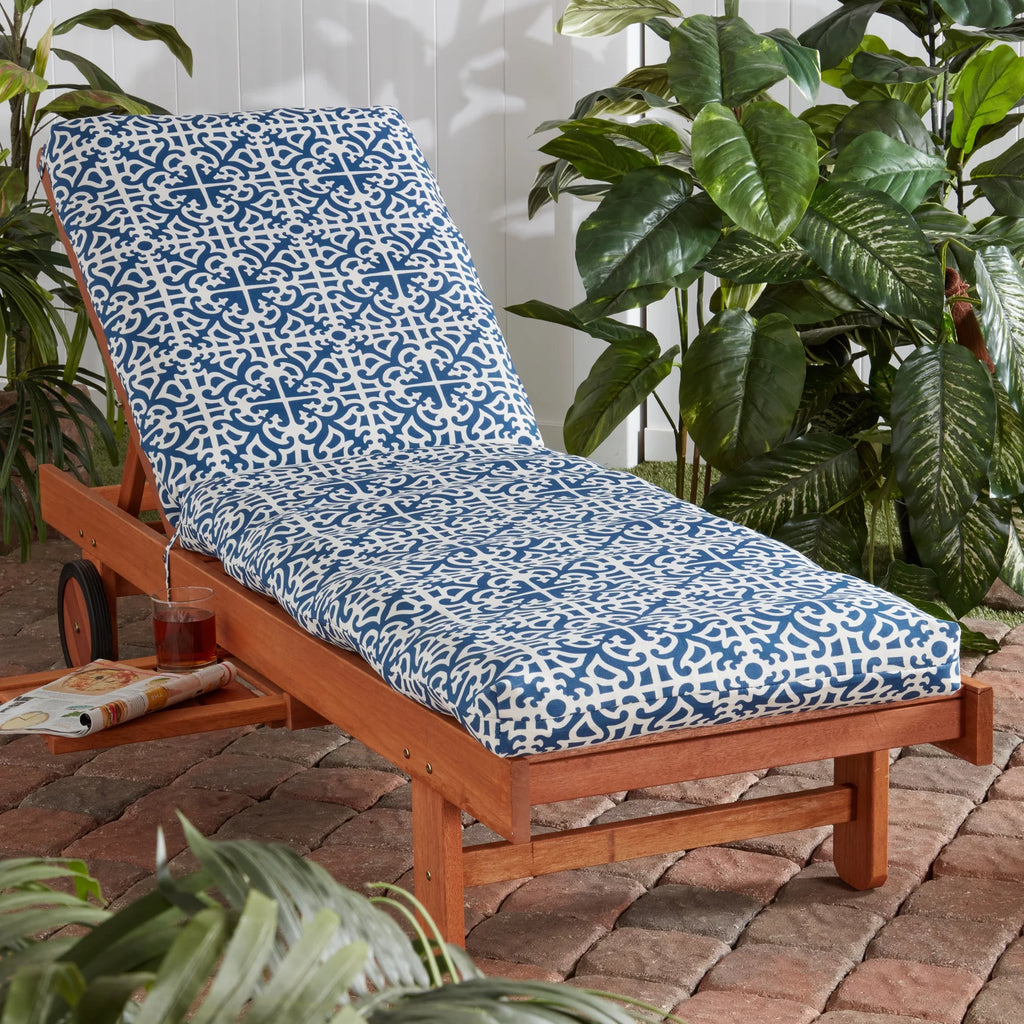 Indigo Outdoor Chaise Cushion U1658