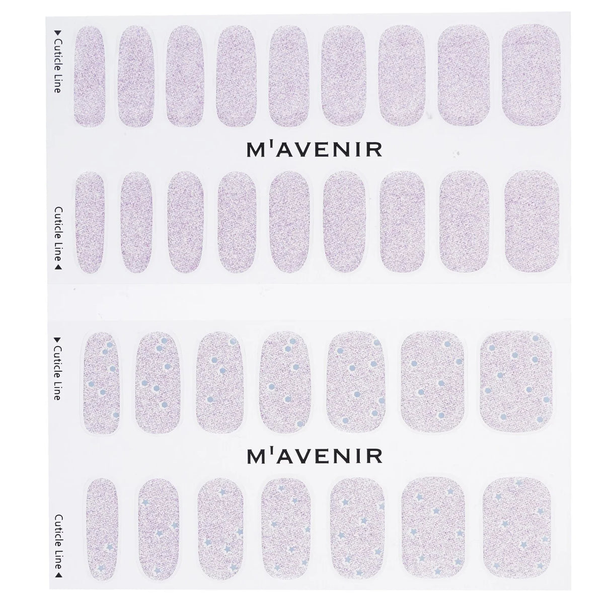 Purple Nail Sticker 32pcs R231274