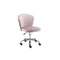 Comfortable Swivel Mid-Back Desk Chair with Wheels F15088