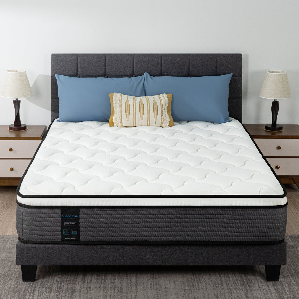 Queen 12 Inch Hybrid Innerspring Mattress with Memory Foam S894076