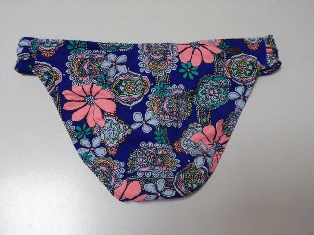Blue Multi Printed Floral Hipster Bikini Swim Bottom Q866847
