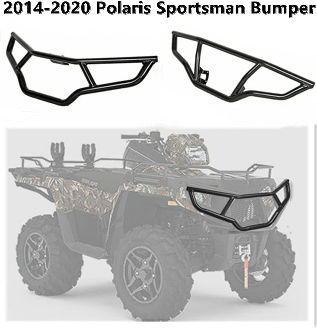 ATV Front and Rear Brush Bumper Protector, 2pcs Q7321