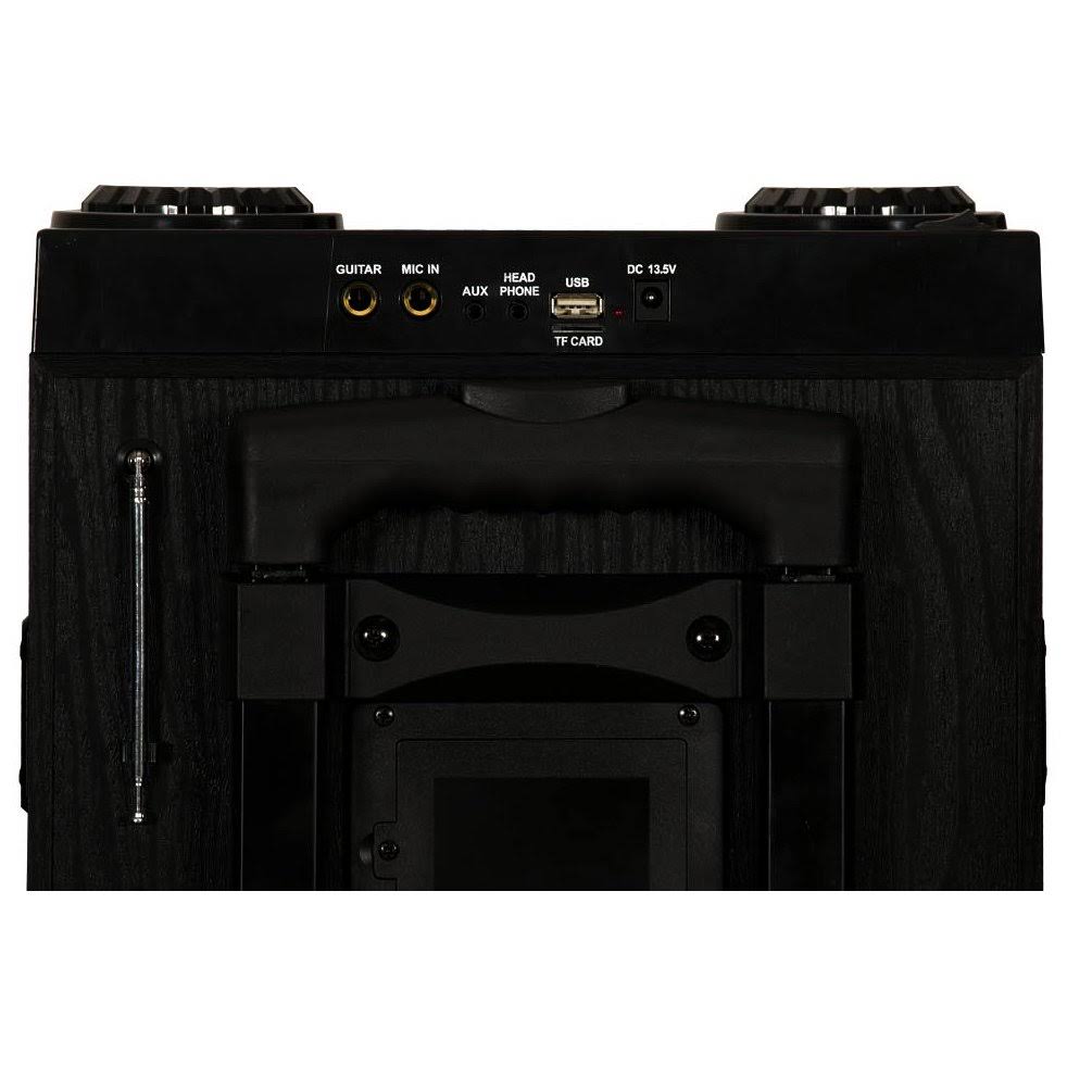 Portable Bluetooth Speaker with LED Display and Wireless Mic D92463