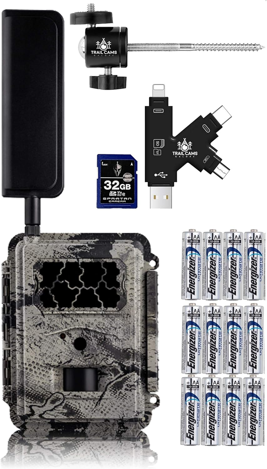Verizon 4G LTE Wireless Trail Camera with Batteries, SD Card, Card Reader, and Mount I172