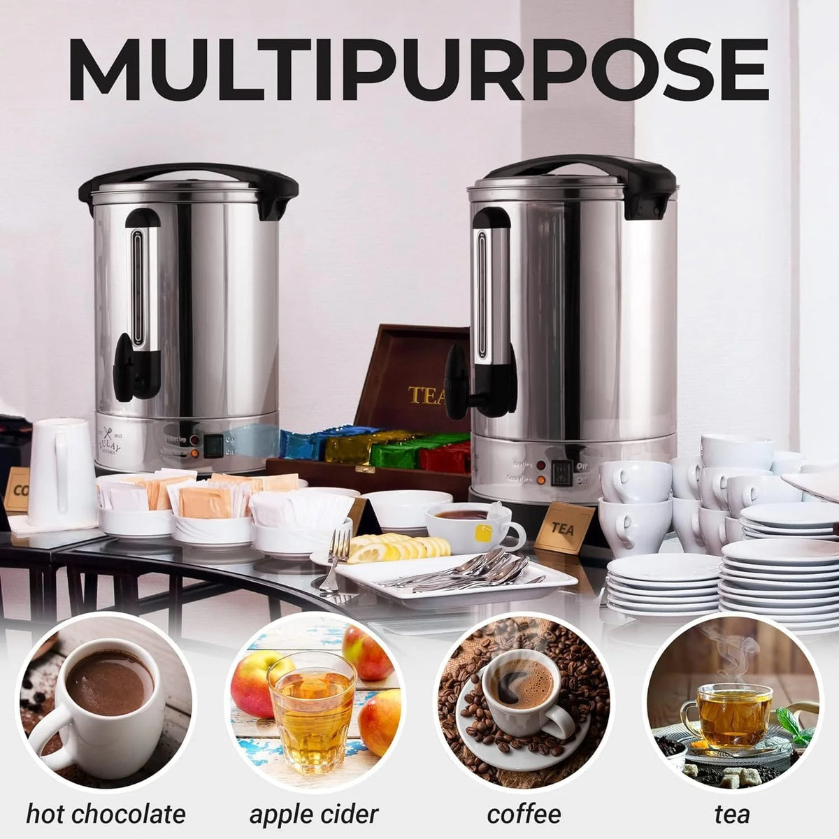 100 Cup Commercial Coffee Urn & Hot Beverage Dispenser U4168