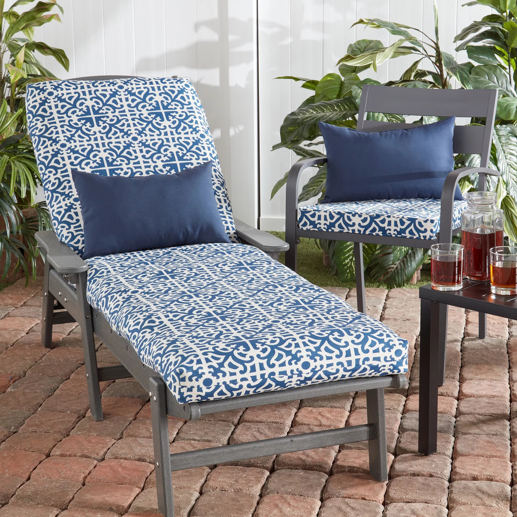 Indigo Outdoor Chaise Cushion U1658