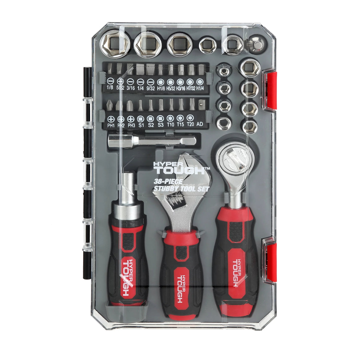 38 Piece Stubby Wrench and Socket Set Q322571