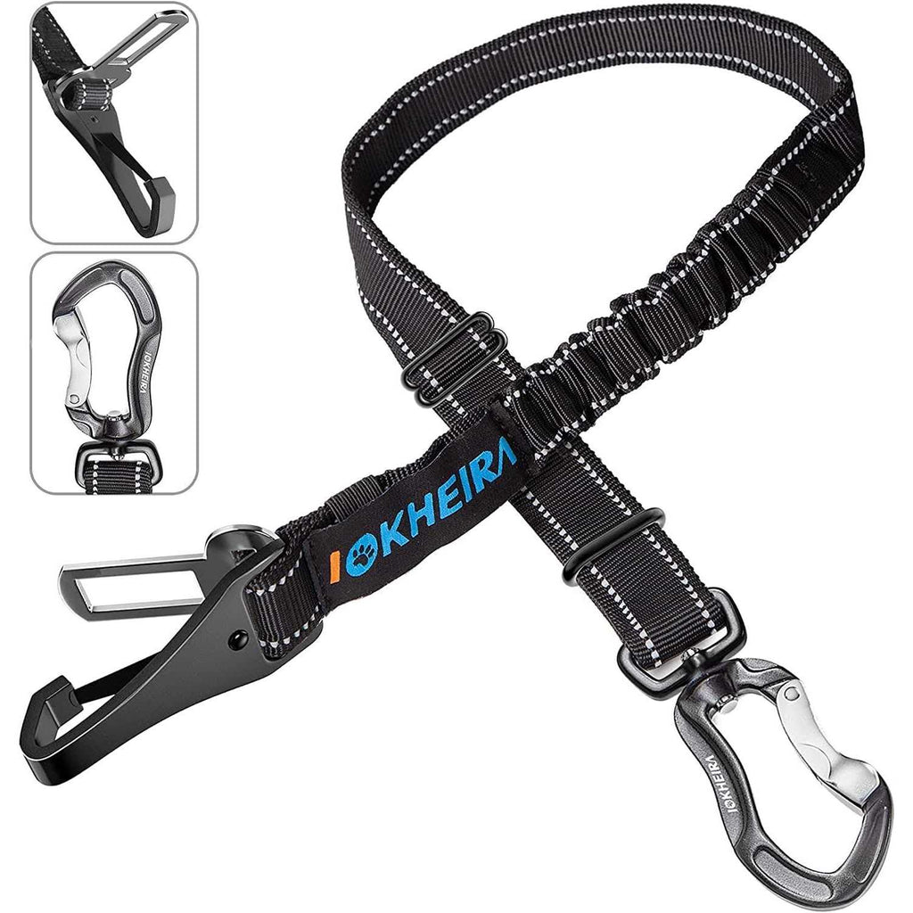 Dog Seat Belt Car Harness Reflective Bungee X8286