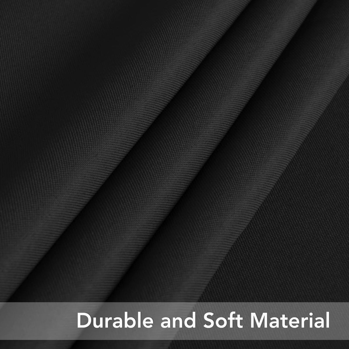 Round 60 inch Black Tablecloth H1043