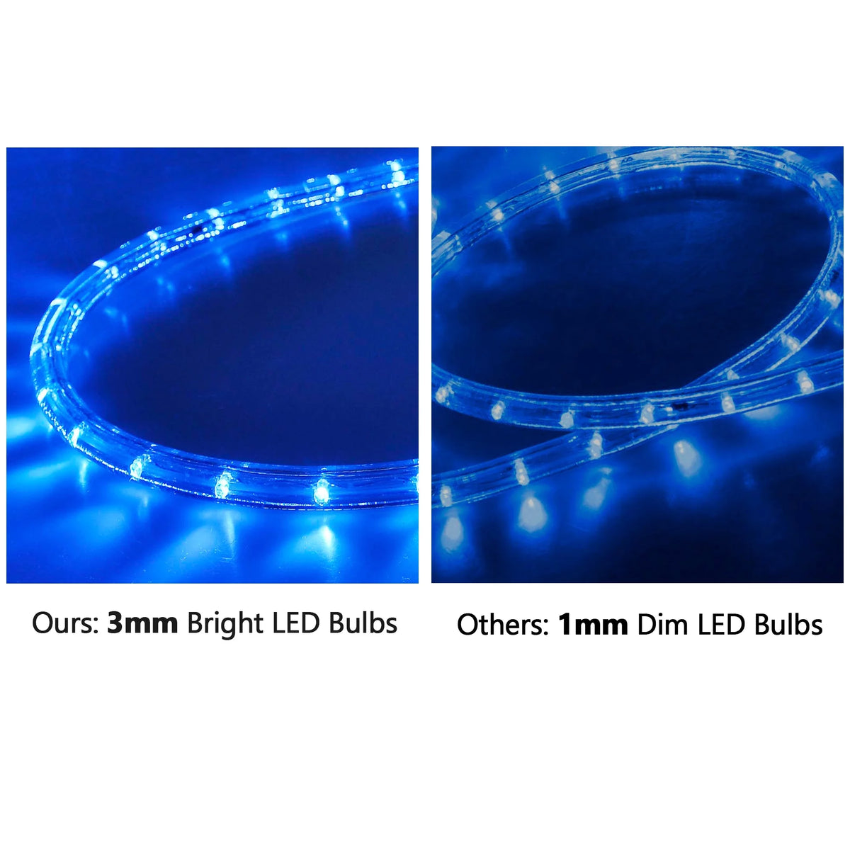 150Ft Blue Waterproof Rope Light J531696
