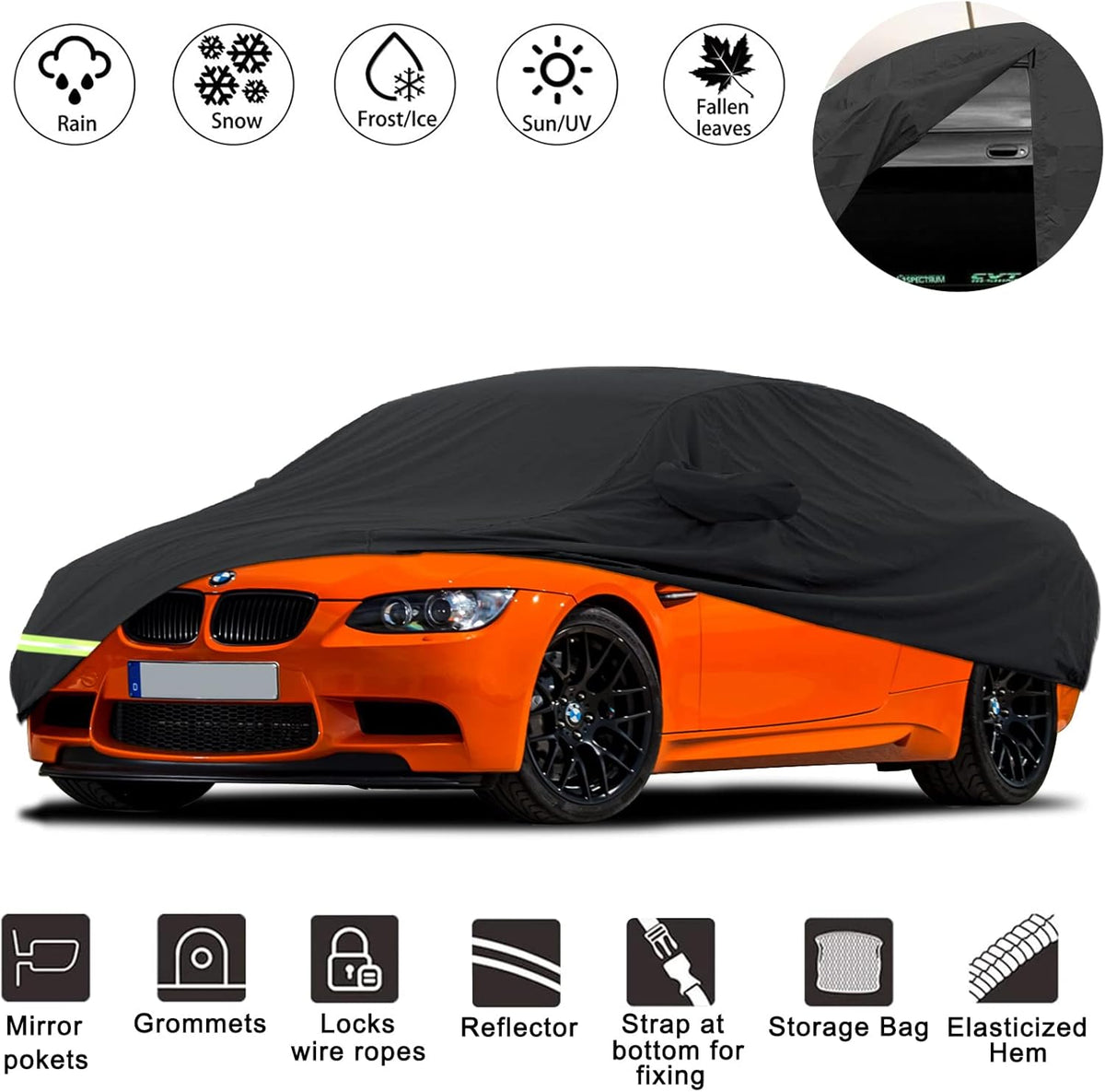 Waterproof Custom Fit Car Covers Pack of 2 U76190