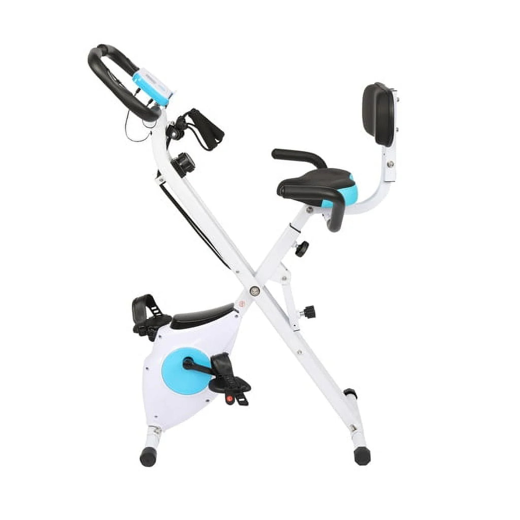 White Folding Exercise Bike E444