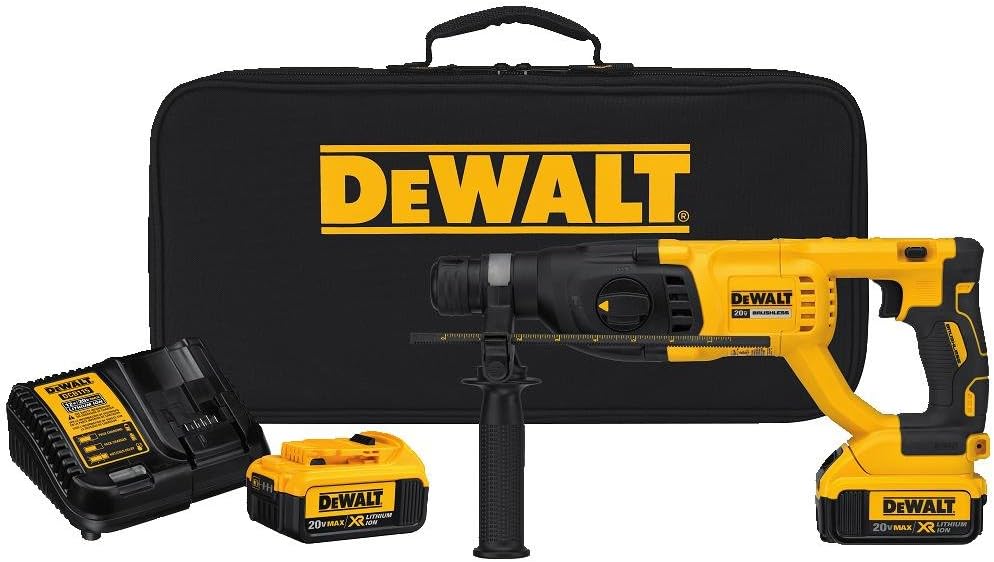 Rotary Hammer Drill Kit, D-Handle, 1-Inch P728907