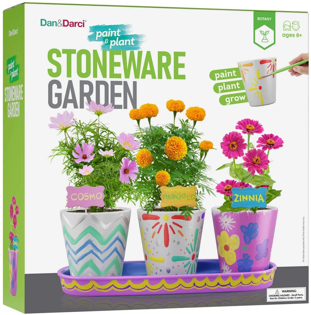 Paint & Plant Stoneware Flower Growing Kit S5102