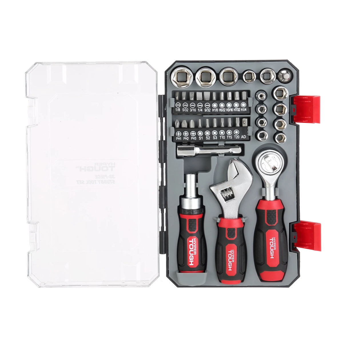 38 Piece Stubby Wrench and Socket Set Q322571