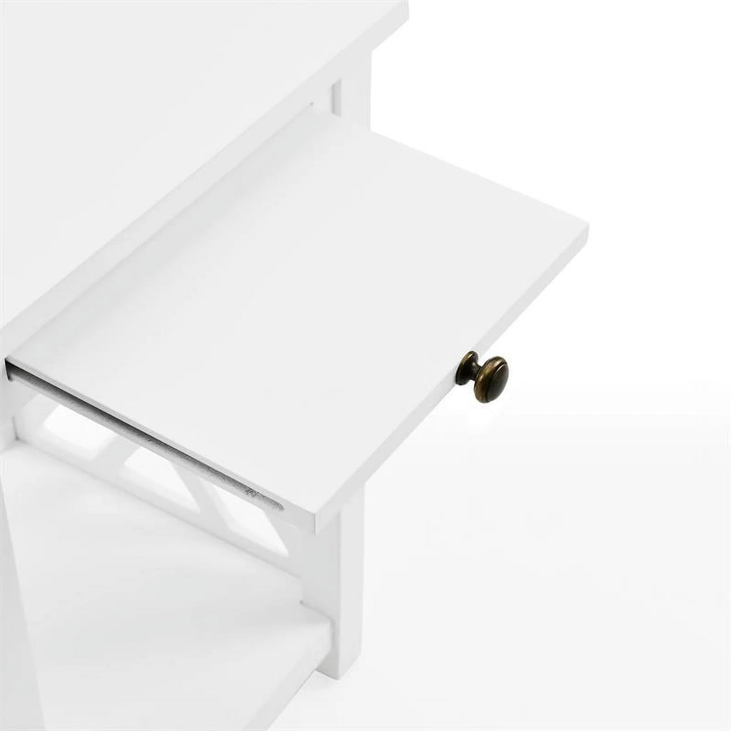 White Wood Coffee Table and Two End Tables T966035