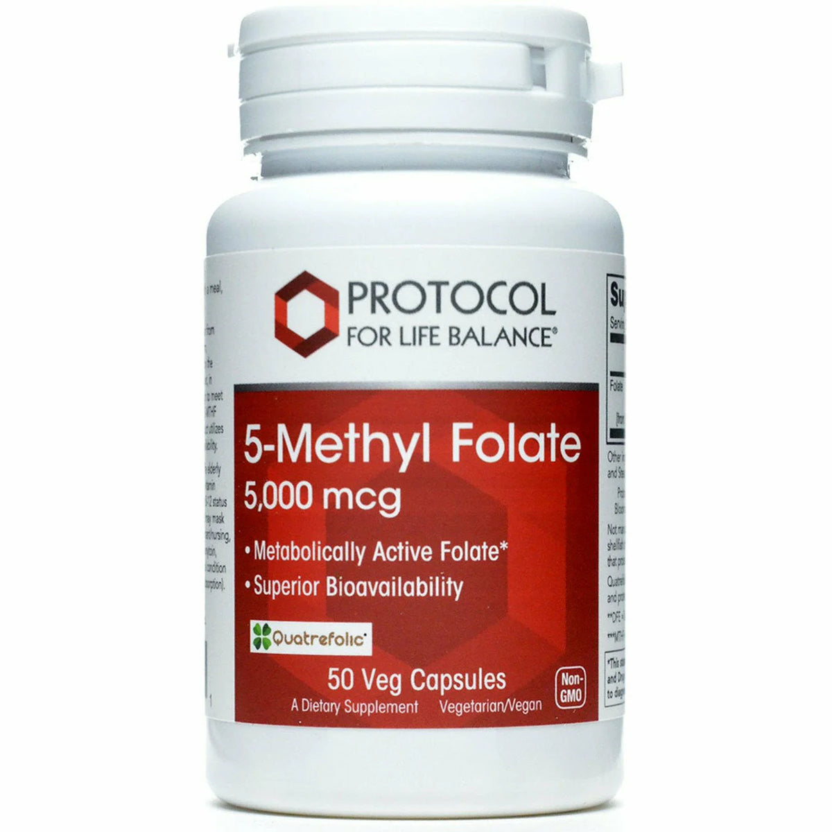 5-Methyl Folate 5,000 mcg 50 vcaps J713476