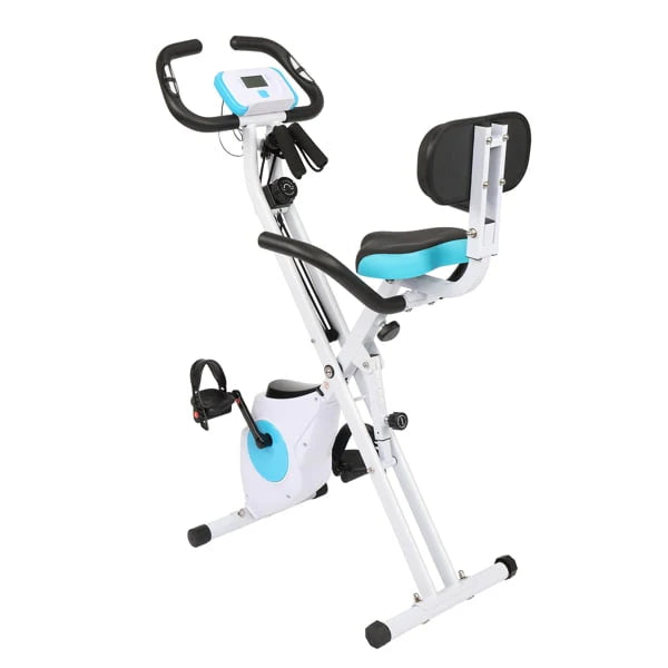 White Folding Exercise Bike E444