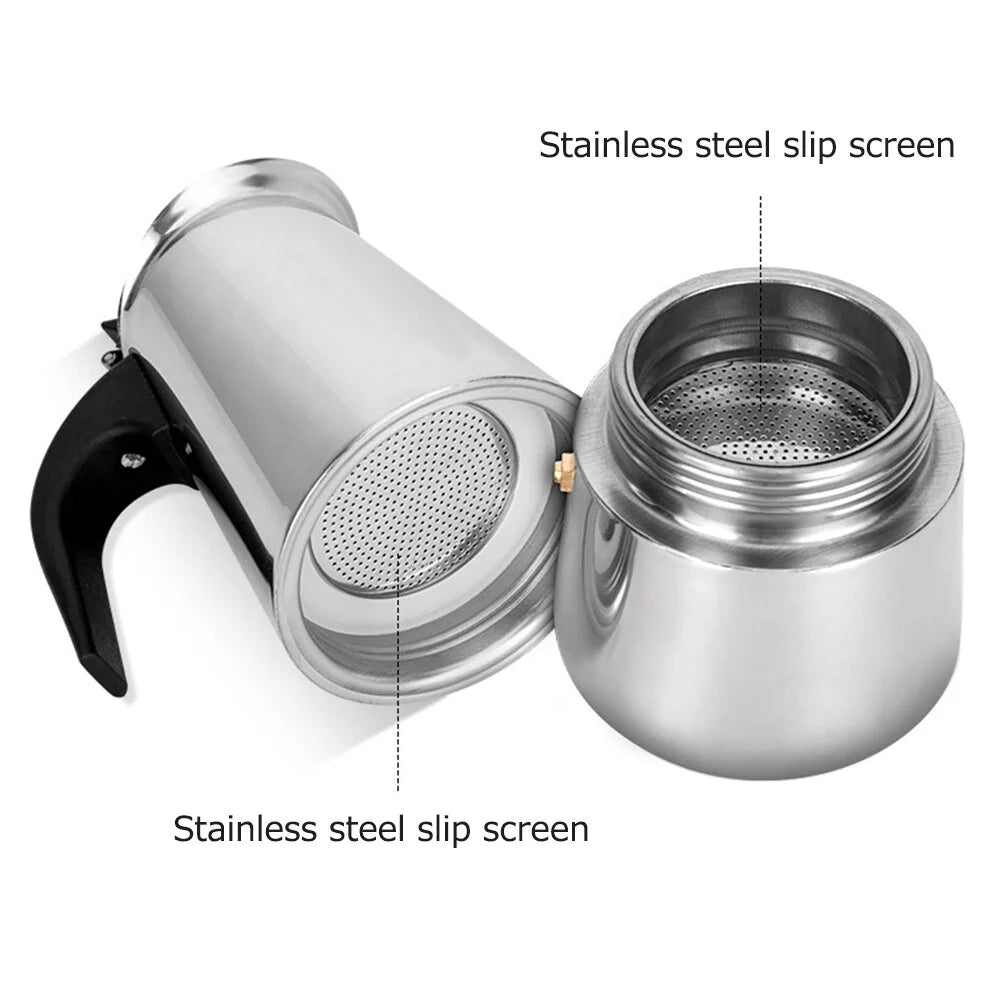 Stainless Steel Electric Coffee Maker N3485