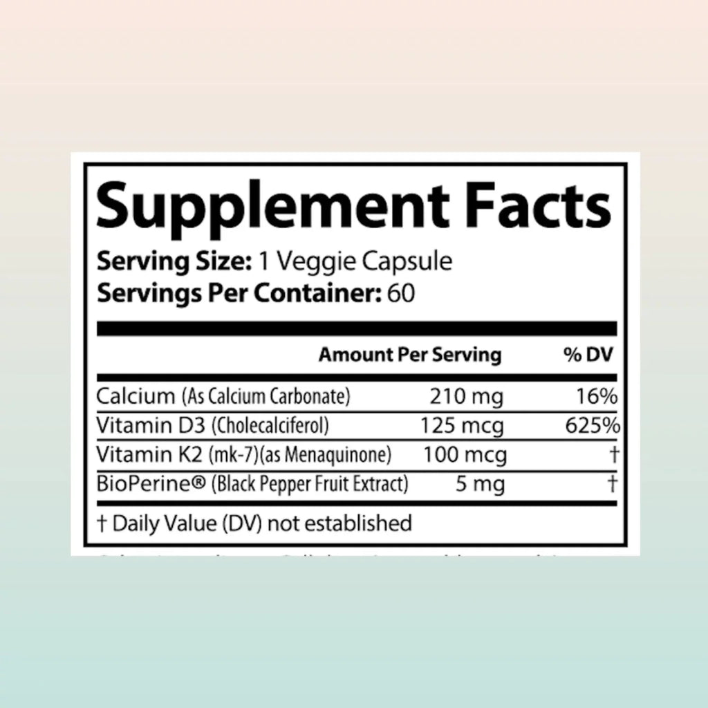 Vitamin K2 MK7 with D3 5000 IU Supplement 2-Pack A211856