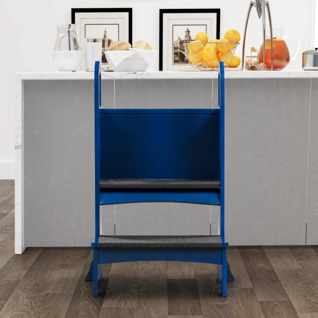 Espresso Wooden Kids Step Stool F887047