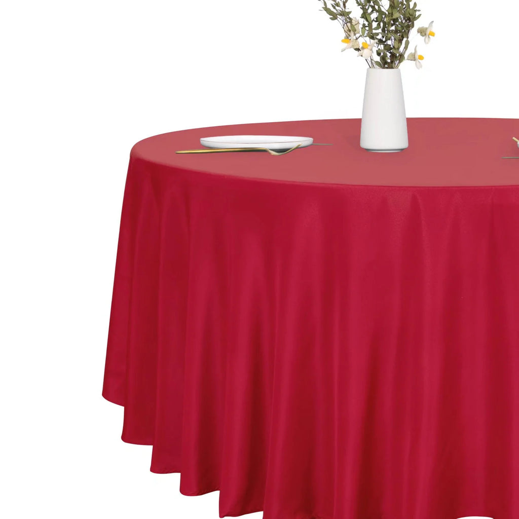 Round 60 inch Black Tablecloth H1043