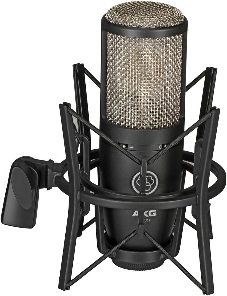 Large Diaphragm Condenser Microphone with Pop Filter and XLR To XLR Cable R252