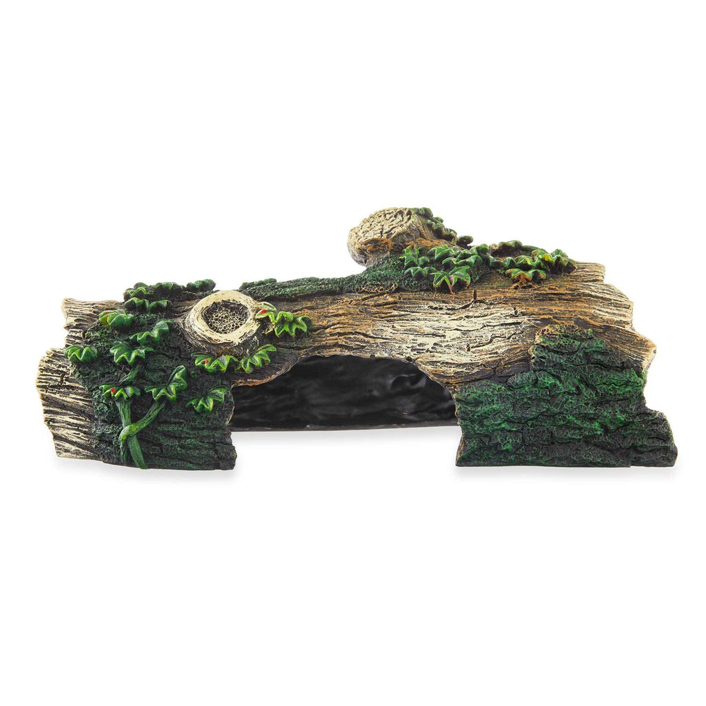 X-Large Wood Log Reptile Ornament Q8380