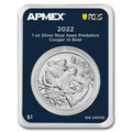 1 oz Silver Cougar vs Bear Coin X733