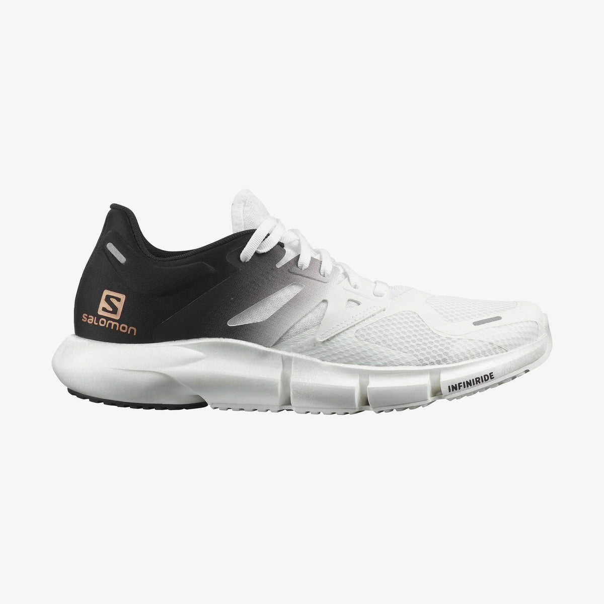 White/Black/White Men's Running Shoes D611