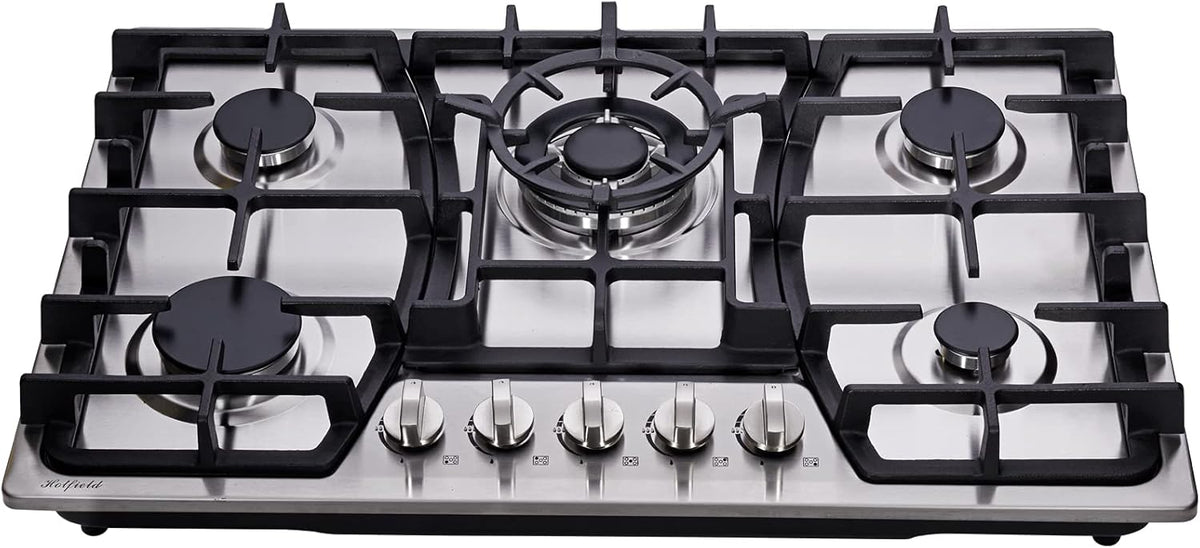 30 Inch 5 Burners Stainless Steel Gas Cooktop W433502