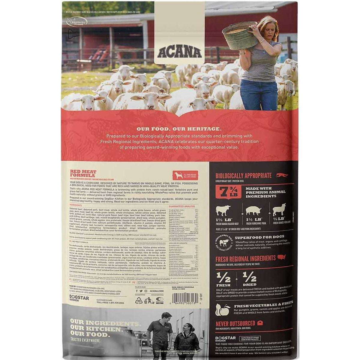 Red Meat Dry Dog Food I1950