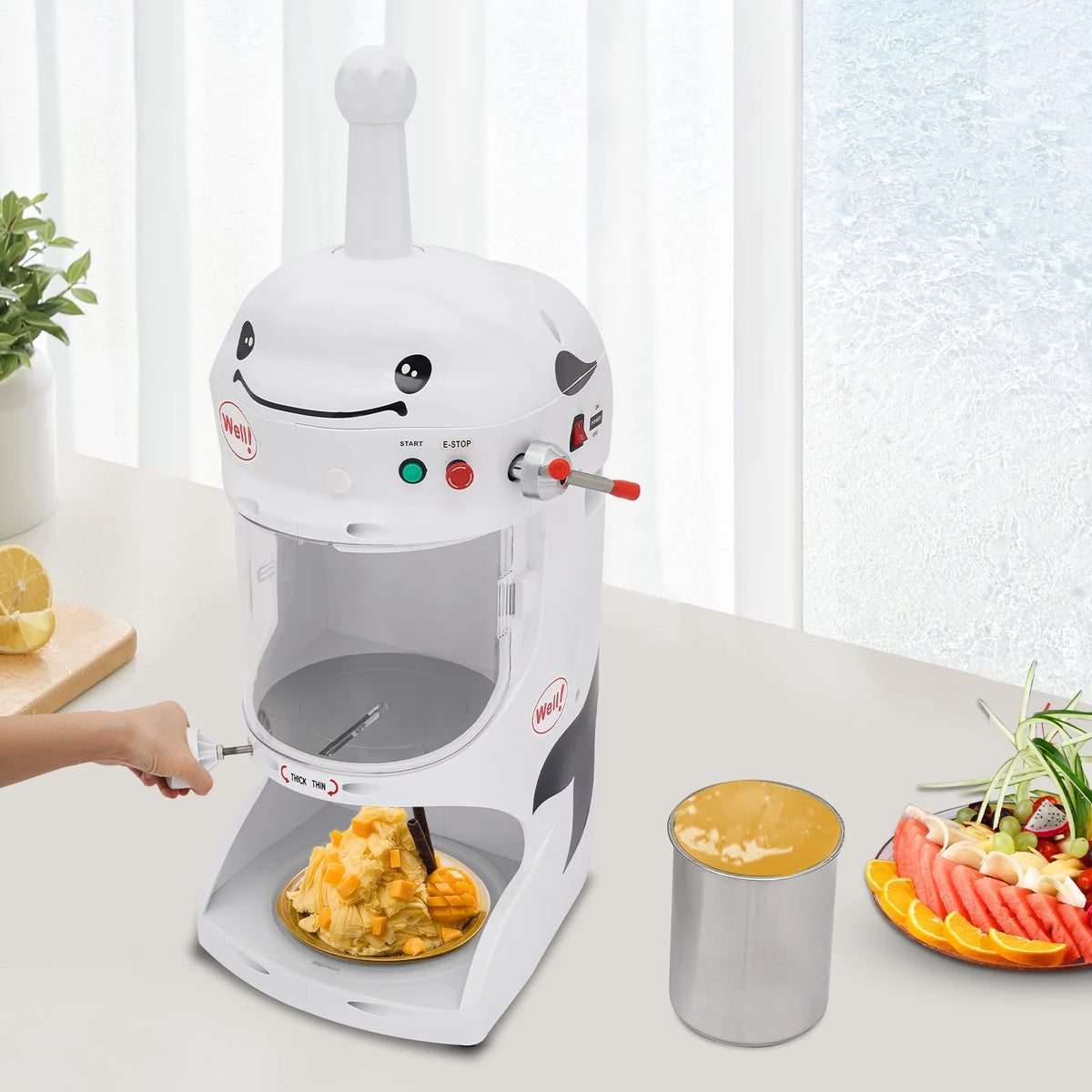 350W Electric Ice Shaver Snow Cone Maker I52936
